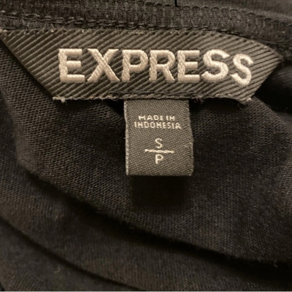 Express Black Ruffle Midi Dress - Picture 2 of 11